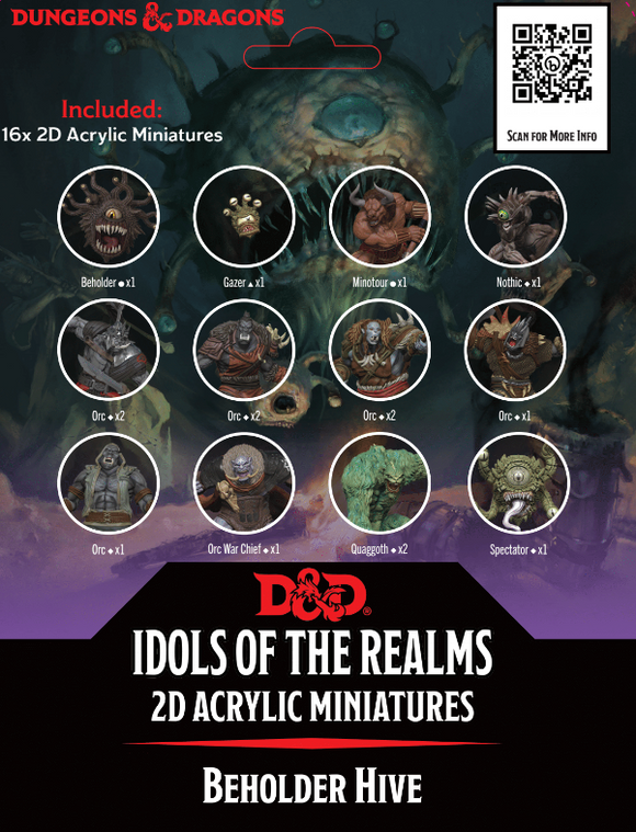 Dungeons & Dragons: Idols of the Realms 2D Set - Beholder Hive