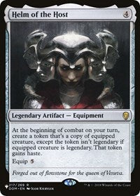 Magic: The Gathering - The List - Dominaria - Helm of the Host - Rare/217 Lightly Played