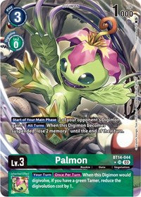 Digimon Single - Blast Ace - Palmon (Alternate Art) - Super Rare/BT14-044 Lightly Played