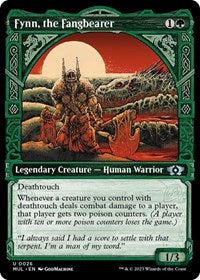 Magic: The Gathering Single - March of the Machine: Multiverse Legends - Fynn, the Fangbearer (Foil) - Uncommon/0026 - Lightly Played