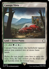 Magic: The Gathering Single - Universes Beyond: Fallout - Canopy Vista - FOIL Rare/0255 Lightly Played
