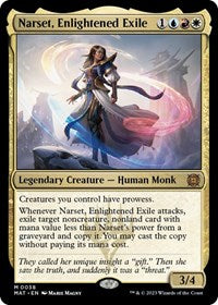 Magic: The Gathering Single - March of the Machine: The Aftermath - Narset, Enlightened Exile (Foil) - Mythic/0038 - Lightly Played