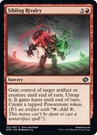 Magic: The Gathering Single - The Brothers' War - Sibling Rivalry (Foil) - Common/152 - Lightly Played
