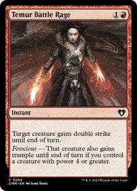 Magic: The Gathering Single - Commander Masters - Temur Battle Rage - FOIL Common/0264 - Lightly Played