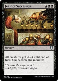 Magic: The Gathering Single - Commander Masters - Feast of Succession - FOIL Common/0158 - Lightly Played