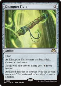 Magic: The Gathering Single - Modern Horizons 3 - Disruptor Flute - FOIL Rare/0209 - Lightly Played