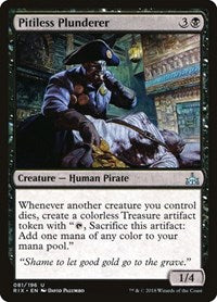 Magic: The Gathering Single - The List - Rivals of Ixalan - Pitiless Plunderer - Uncommon/081 -  Lightly Played