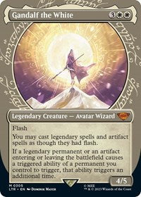 Magic: The Gathering Single - Universes Beyond: The Lord of the Rings: Tales of Middle-earth - Gandalf the White (Showcase) - Mythic/0305 - Lightly Played