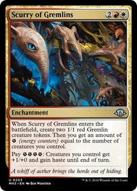 Magic: The Gathering Single - Modern Horizons 3 - Scurry of Gremlins - FOIL Uncommon/0203 - Lightly Played