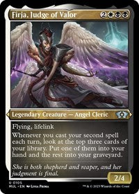 Magic: The Gathering Single - March of the Machine: Multiverse Legends - Firja, Judge of Valor (Foil Etched) - Uncommon/0105 - Lightly Played