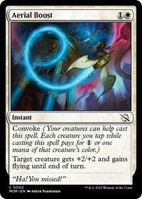 Magic: The Gathering Single - March of the Machine - Aerial Boost - Common/0002 - Lightly Played