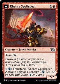 Magic: The Gathering Single - March of the Machine - Khenra Spellspear - Uncommon/0151 - Lightly Played