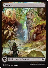 Magic: The Gathering Single - Bloomburrow - Swamp (0270) - FOIL Land/0270 - Lightly Played