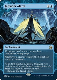 Magic: The Gathering Single - Wilds of Eldraine: Enchanting Tales - Intruder Alarm (Foil) - Rare/0021 Lightly Played