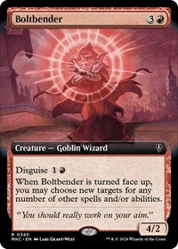 Magic: The Gathering Single - Commander: Murders at Karlov Manor - Boltbender (Extended Art) - Rare/0340 Lightly Played