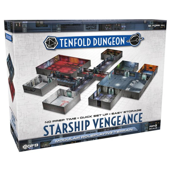 Tenfold Dungeon: Modular Roleplaying Terrain Set- Starship Vengeance