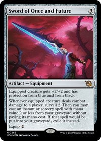 Magic: The Gathering Single - March of the Machine - Sword of Once and Future - Mythic/0265 - Lightly Played