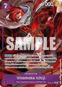 One Piece Card Game Single - Wings of the Captain - Vinsmoke Ichiji (061) (Alternate Art) - Rare/OP06-061 Lightly Played