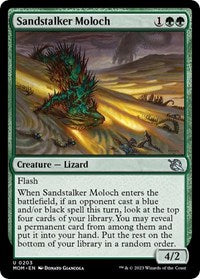 Magic: The Gathering Single - March of the Machine - Sandstalker Moloch - Uncommon/0203 - Lightly Played