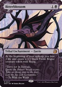 Magic: The Gathering Single - Wilds of Eldraine: Enchanting Tales - Bitterblossom (Foil) - Mythic/0027 Lightly Played