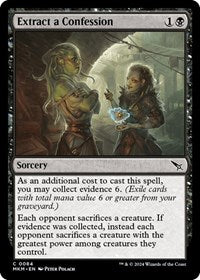 Magic: The Gathering Single - Murders at Karlov Manor - Extract a Confession - FOIL Common/0084 Lightly Played