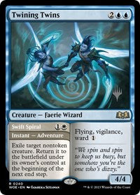 Magic: The Gathering Single - Wilds of Eldraine - Twining Twins (Promo) - Rare/0240 Lightly Played