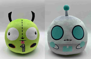 Plushiverse: Reversible Plushie 6in - Gir [Happy] [Green + Gray]