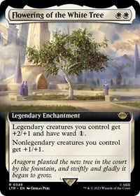 Magic: The Gathering Single - Universes Beyond: The Lord of the Rings: Tales of Middle-earth - Flowering of the White Tree (Extended Art) - Rare/0348 - Lightly Played