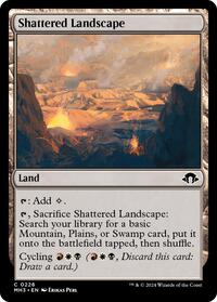 Magic: The Gathering Single - Modern Horizons 3 - Shattered Landscape - FOIL Common/0226 - Lightly Played