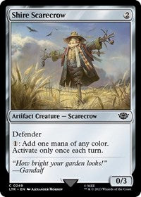 Magic: The Gathering Single - Universes Beyond: The Lord of the Rings: Tales of Middle-earth - Shire Scarecrow (Foil) - Common/0249 - Lightly Played