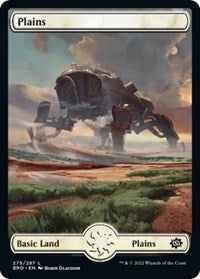 Magic: The Gathering Single - The Brothers' War - Plains (279) (Full Art) (Foil) - Land/279 - Lightly Played