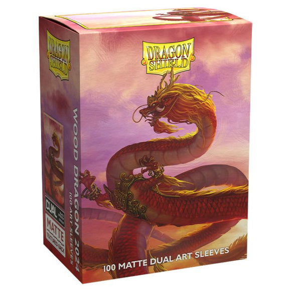 Dragon Shield: Matte: Wood Dragon (100)