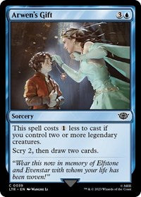 Magic: The Gathering Single - Universes Beyond: The Lord of the Rings: Tales of Middle-earth - Arwen's Gift (Foil) - Common/0039 - Lightly Played