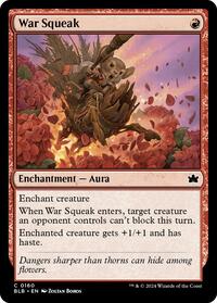 Magic: The Gathering Single - Bloomburrow - War Squeak - FOIL Common/0160 - Lightly Played