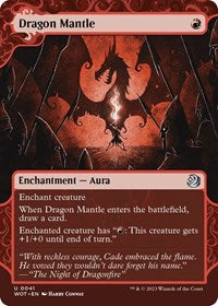 Magic: The Gathering Single - Wilds of Eldraine: Enchanting Tales - Dragon Mantle - Uncommon/0041 Lightly Played
