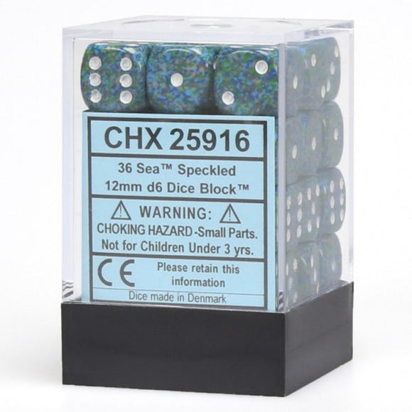 Speckled: Sea 12mm D6 Block (36) 25916