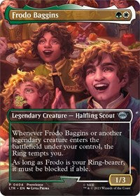 Magic: The Gathering Single - Universes Beyond: The Lord of the Rings: Tales of Middle-earth - Frodo Baggins (Foil) (Prerelease) - Uncommon/0404 - Lightly Played