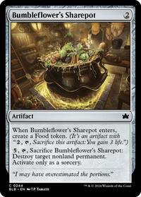 Magic: The Gathering Single - Bloomburrow - Bumbleflower's Sharepot - FOIL Common/0244 - Lightly Played