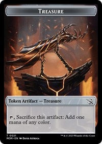 Magic: The Gathering Single - March of the Machine - Treasure Token (0021) - Token/0021 - Lightly Played