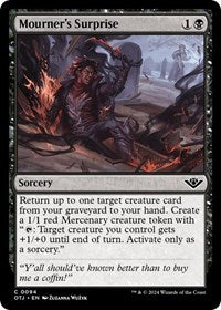 Magic: The Gathering Single - Outlaws of Thunder Junction - Mourner's Surprise - FOIL Common/0094 Lightly Played