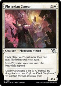 Magic: The Gathering Single - March of the Machine - Phyrexian Censor - Uncommon/0031 - Lightly Played