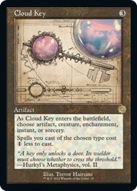 Magic: The Gathering Single - The Brothers' War: Retro Frame Artifacts - Cloud Key (Schematic) - Rare/075 - Lightly Played