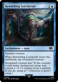 Magic: The Gathering Single - Universes Beyond: The Lord of the Rings: Tales of Middle-earth - Bewitching Leechcraft (Foil) - Common/0041 - Lightly Played