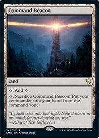 Magic: The Gathering Single - Commander Legends - Command Beacon - Rare/349 Lightly Played