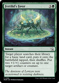 Magic: The Gathering Single - March of the Machine - Fertilid's Favor - Common/0186 - Lightly Played