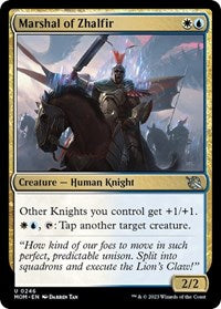 Magic: The Gathering Single - March of the Machine - Marshal of Zhalfir (Foil) - Uncommon/0246 - Lightly Played