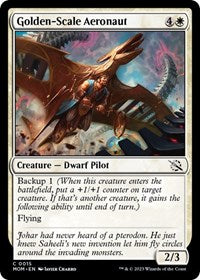 Magic: The Gathering Single - March of the Machine - Golden-Scale Aeronaut - Common/0015 - Lightly Played