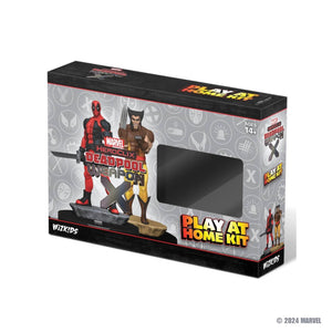 Marvel HeroClix: Deadpool Weapon X Play at Home Kit Wolverine and Deadpool