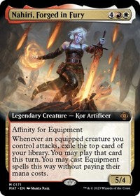 Magic: The Gathering Single - March of the Machine: The Aftermath - Nahiri, Forged in Fury (Extended Art) - Mythic/0171- Lightly Played