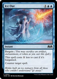 Magic: The Gathering Single - Wilds of Eldraine - Ice Out (Foil) - Common/0054 Lightly Played